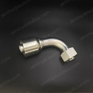 Hydraulic Hose Fitting 90 ° METRIC FEMALE 24°CONE O-RING L.T. ISO 8434-1--DIN 3865 20491RW