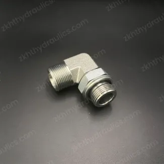 Adapters  90&deg; Metric Male 24&deg; L.T Adjustable Stud 1CH9-OG